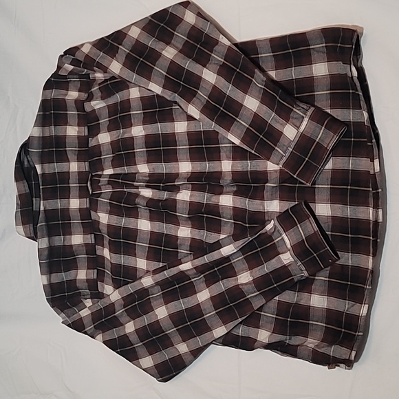 Men’s Gander Mountain Guide Series Flannel Button Up Shirt Size Medium Black - Picture 11 of 14